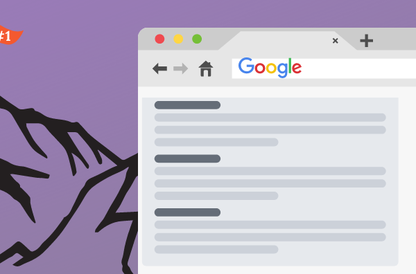 SEO SEM Marketing and a google rank page
